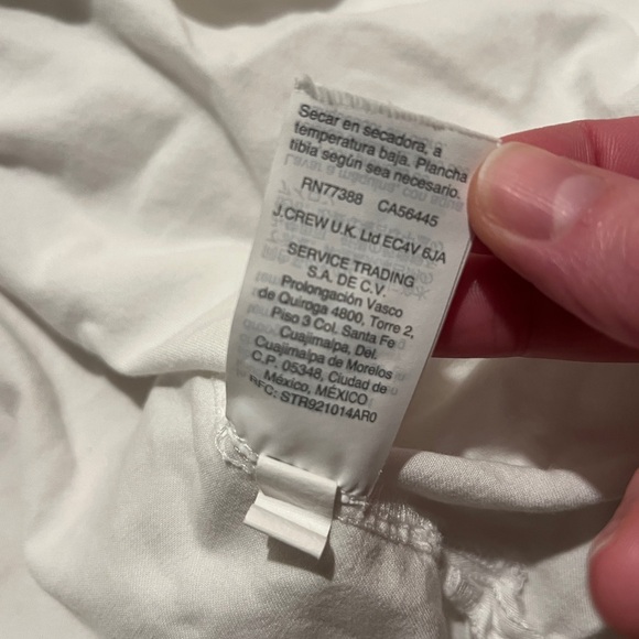 Madewell | White Button Down Shirt ‘Drapey Oversized Boyshirt Pure White | Small - Picture 12 of 13